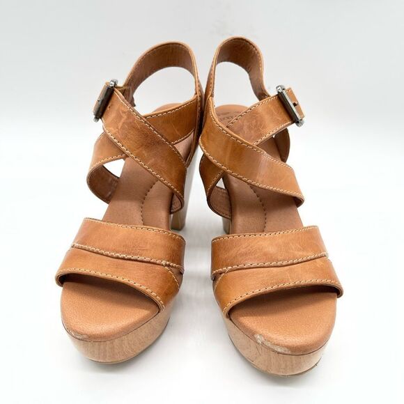 Lucky Brand Leather Platform Sandals - Picture 6 of 7